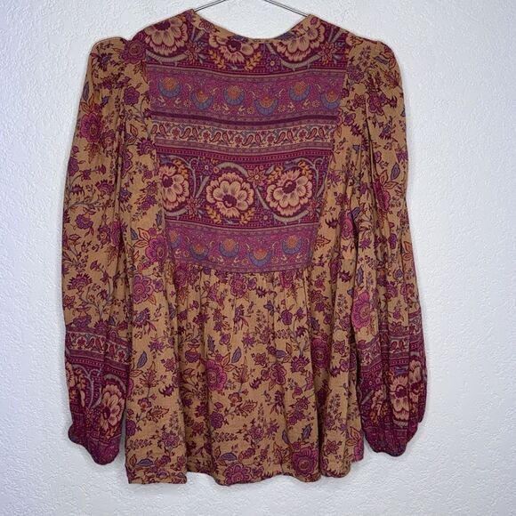 Spell & the Gypsy Folk Song Blouse Blossom Small Revolve - Picture 7 of 15